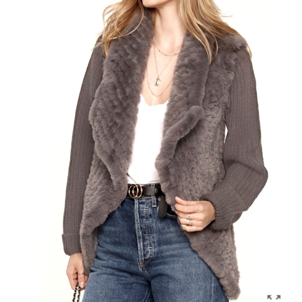 Heartloom Tilly Sweater coat (smoke) XS